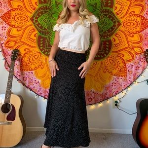 Liz Claiborne Skirts - Polka dot maxi skirt Liz Claiborne Skirts - Polka dot maxi skirt